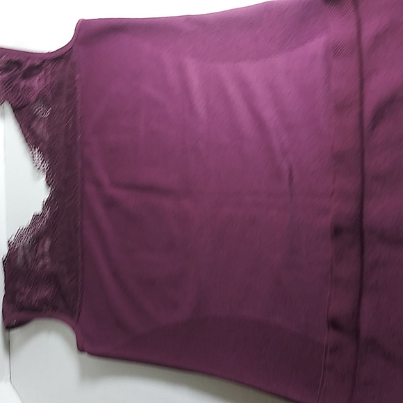 No Brand Name on tag. Purple top with Lacey inserts. - Picture 4 of 4